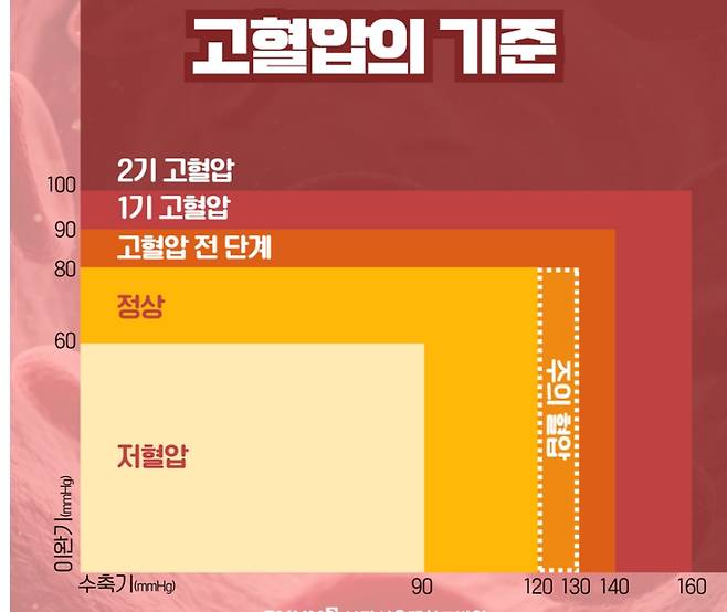 혈압 측정치에 따른 분류. /자료=분당서울대병원