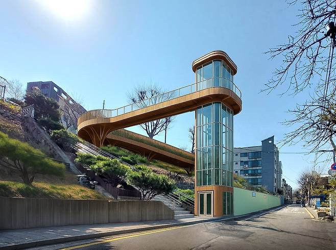 관악구 봉천동 엘리베이터 설치 후 예상 모습. [서울시 제공]