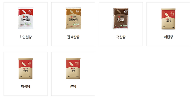 삼양그룹 통합 식품 브랜드 ‘큐원’ 제품. [삼양그룹 홈페이지 갈무리]