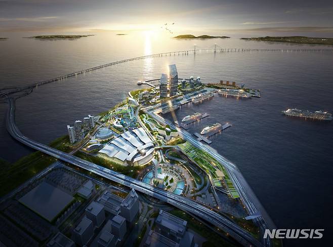 [인천=뉴시스] 유럽형 스파 리조트 '테르메' 개발사업 조감도. (사진=인천경제청 제공) 2024.06.17. photo@newsis.com