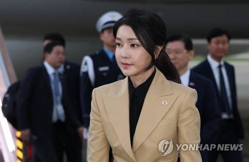 김건희 여사 [연합뉴스 자료사진. 재판매 및 DB 금지]