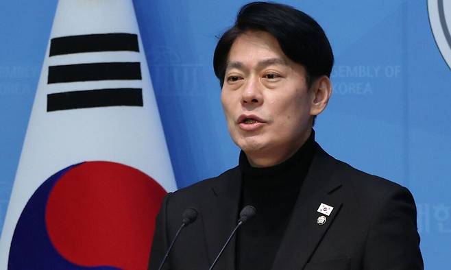 한민수 더불어민주당 대변인. 뉴시스