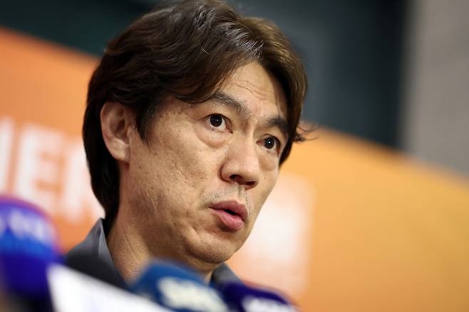 홍명보 한국 축구대표팀 감독.  연합뉴스