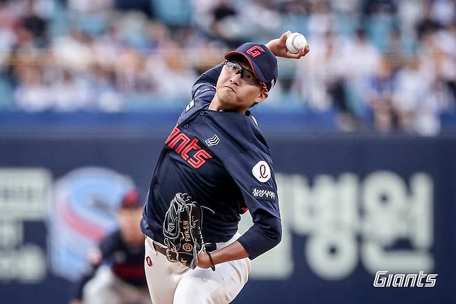 10일 수원 KT전에서 선발 등판하는 롯데 박세웅. 롯데 자이언츠 제공