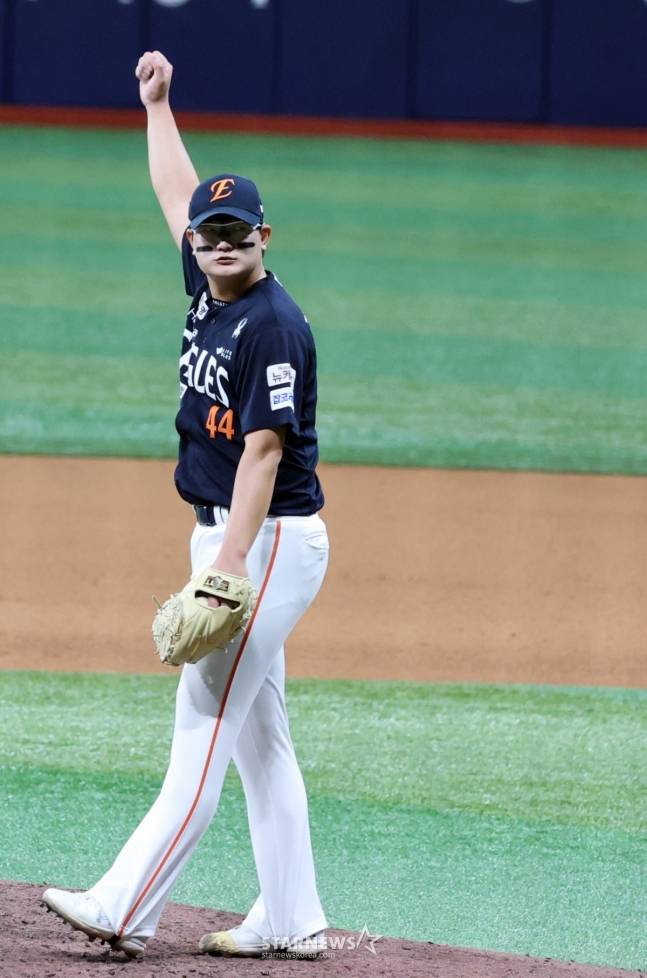 한화 이글스 김서현. /사진=강영조 선임기자