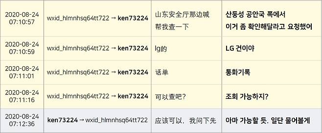 깃허브에 올라온 中 해커 아이순 관계자 대화 내용 [대화 파일 재구성. 재판매 및 DB 금지]