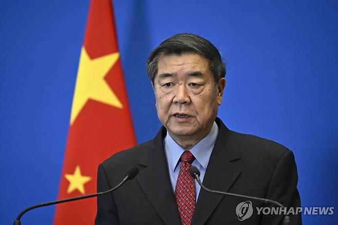 허리펑 중국 국무원 부총리 [AFP=연합뉴스 자료사진]