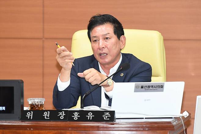 문화복지환경위 홍유준 위원장.