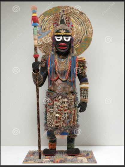 그림30510.png 요루바족 신, 천둥과 번개의 신 상고(shango) 요루바족 신. 천둥과 번개 신 상고