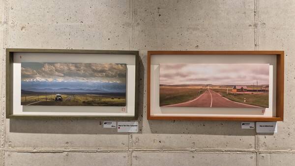 이지상 작가의 전시회 출품작. 오윤주 기자