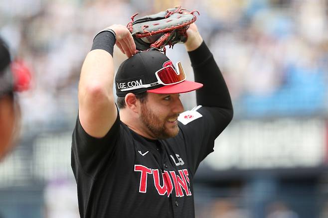 LG 트윈스 외국인 타자 오스틴 딘. 사진=구단 제공