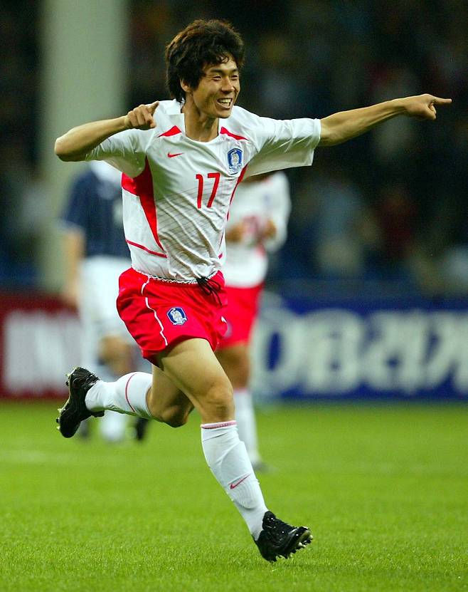 축구대표팀 시절 윤정환. [중앙포토]