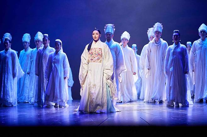 A scene from the musical ″Last Empress″ [JOONGANG ILBO]