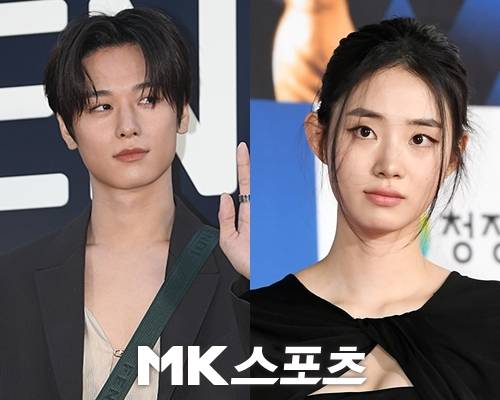그룹 더보이즈 주연과 배우 신시아가 열애 의혹에 휩싸인 가운데, 주연 측이 이를 부인했다. 사진=MK스포츠