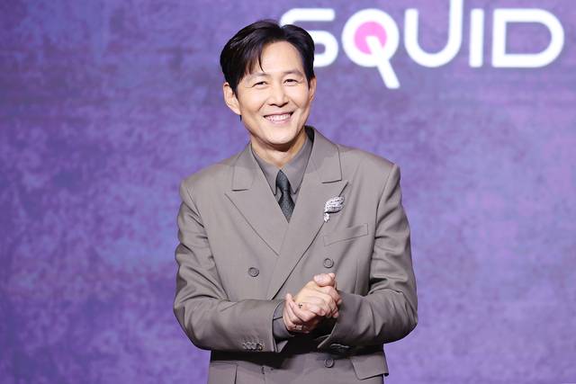 456번 성기훈 역의 배우 이정재. 연합뉴스