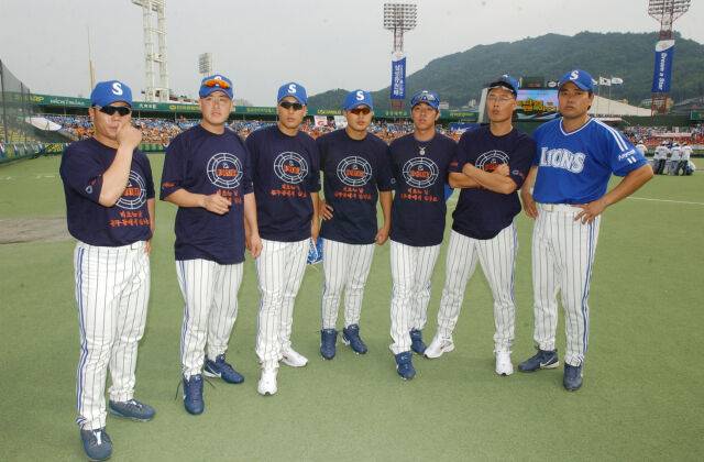 2003년 올스타전 당시 삼성 선수단./삼성 라이온즈