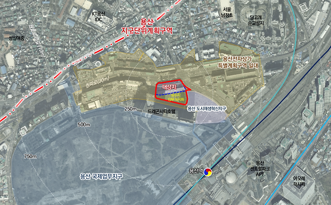나진 12·13동 일대 대상지 위치도. [서울시]