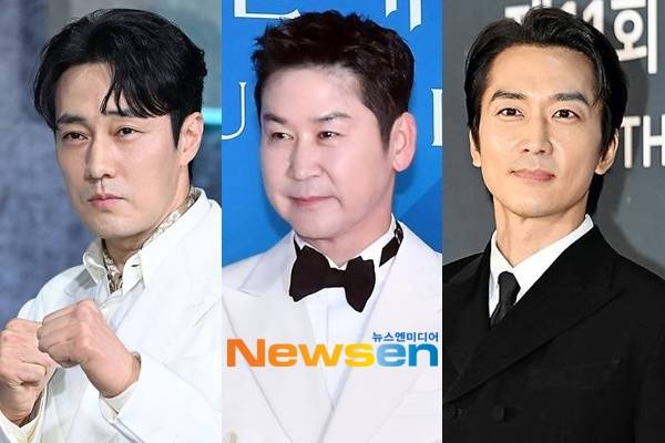 왼쪽부터 소지섭 신동엽 차승원/뉴스엔DB