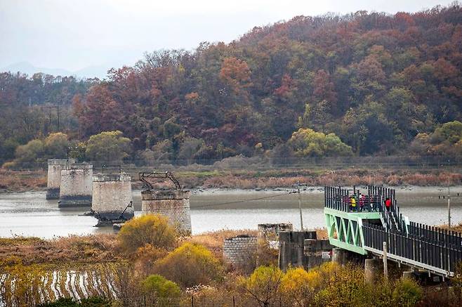 경기 파주시 '임진각 평화누리공원' 내 '임진 철교'. (사진=한국관광공사) *재판매 및 DB 금지