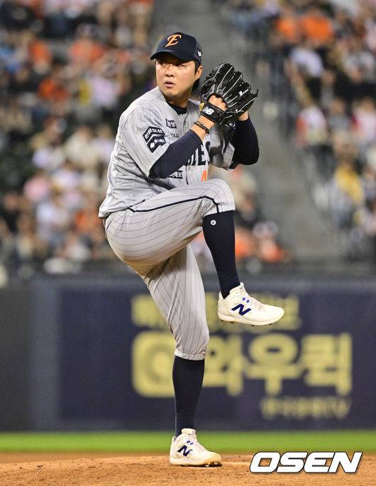 [OSEN=박준형 기자]한화 김범수  2025.05.27 / soul1014@osen.co.kr