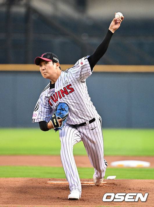 LG 트윈스 손주영. /OSEN DB