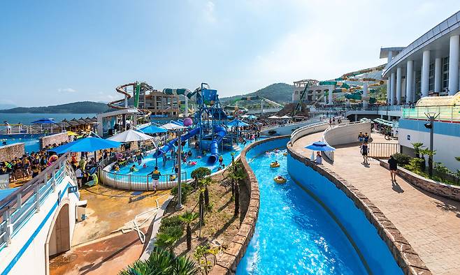 여수 디오션 워터파크 전경. 디오션 리조트 제공