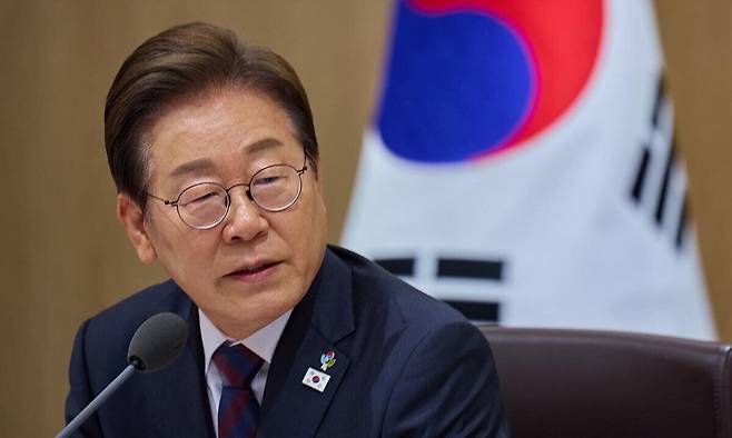 이재명 대통령이 10일 서울 용산 대통령실에서 국무회의를 주재하고 있다. 대통령실 제공