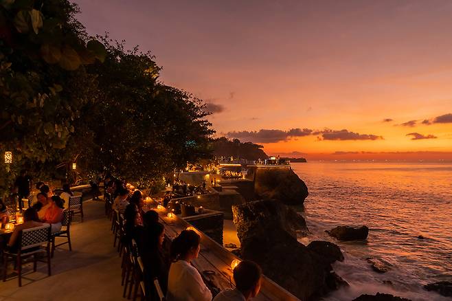 발리 일몰 명소 ‘락바’. 사진제공|팜투어