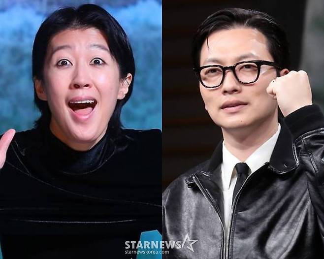방송인 홍진경(왼쪽), 배우 이동휘 /사진=스타뉴스