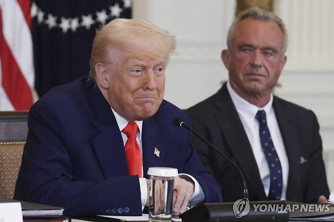 로버트 F. 케네디 주니어 미국 보건부 장관 [AP 연합뉴스 자료사진. 재판매 및 DB 금지]