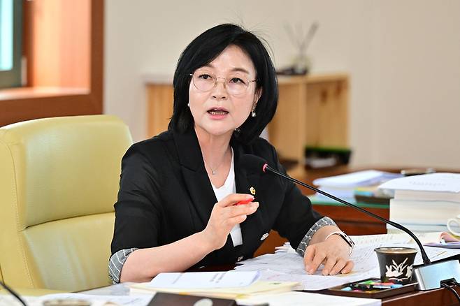 행자위 소속 천미경 위원.