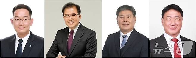 왼쪽부터 더불어민주당 이수동, 정일택, 국민의힘 윤석진, 정영철 씨 (정당별 가나다순) /뉴스1