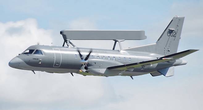 스웨덴 사브의 공중조기경보통제기인 340 AEW&C