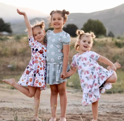 데커 자매 순서대로 올리비아(5), 에블린 (8), 페이틴 (9) / 사진=SNS 캡처. (@gofundme)