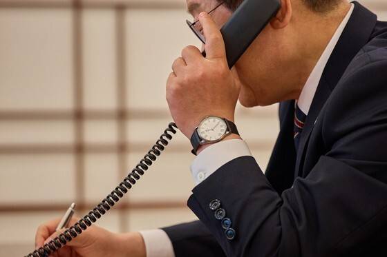 지난 9일, 이시바 일본 총리와 통화하는 이 대통령 [출처: 대통령실 제공]