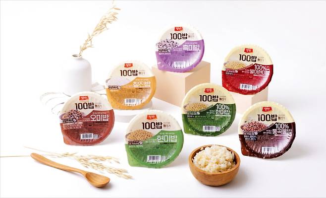 동원F&B의 즉석밥 브랜드 ‘양반 100밥’.   동원F&B 제공
