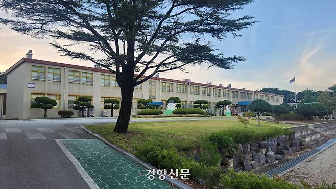 학령인구 감소로 통폐합이 추진되고 있는 전북 부안 상서중학교 모습.