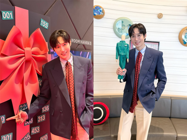 박성훈이 '오징어게임 시즌 3' 행사에 참여했다./박성훈 인스타그램