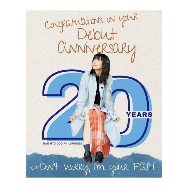 배우 한효주가 데뷔 20주년을 맞이했다. / 한효주 인스타그램