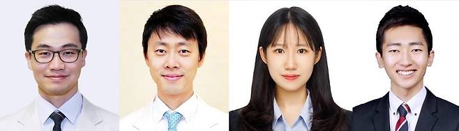 분당서울대병원 정신건강의학과 명우재 교수, 삼성서울병원 원홍희 교수, 안예은 연구원, 서울대병원 정신건강의학과 김재현 임상강사(왼쪽부터).