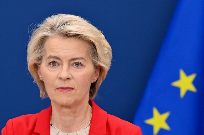 우르줄라 폰데라이언 EU 집행위원장. [AFP]