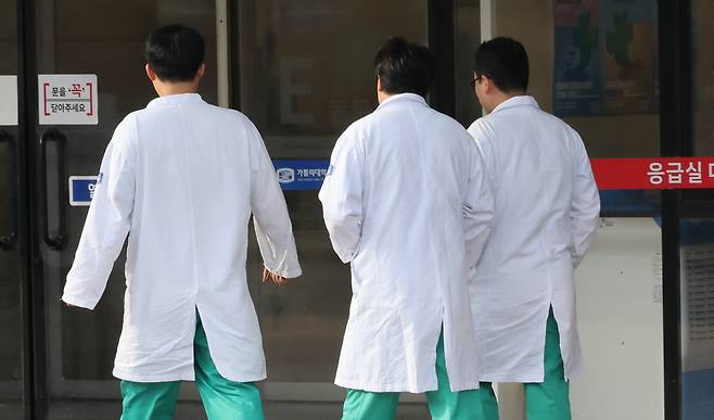 서울 한 대학병원 응급실 모습.[연합]