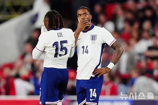 [노팅엄=AP/뉴시스] 잉글랜드 남자 축구 대표팀의 이반 토니. 2025.06.10.