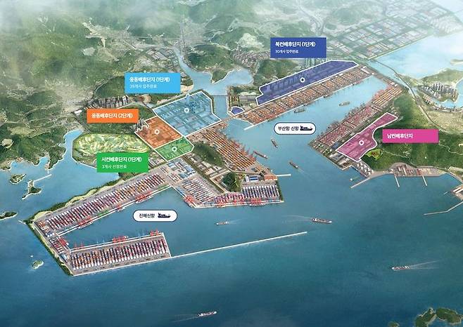 부산진해경제자유구역 항만배후단지.(사진=부산진해경제자유구역청 제공) 2025.06.11. *재판매 및 DB 금지