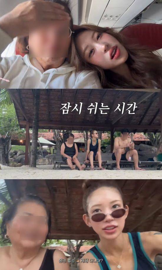 [서울=뉴시스] 지난 10일 유튜브 채널 '준희'에는 '어버이날 할머니랑 베트남에서 먹기만 하는 브이로그'라는 제목의 영상이 올라왔다. (사진=유튜브 채널 '준희' 캡처) 2025.06.11. photo@newsis.com *재판매 및 DB 금지