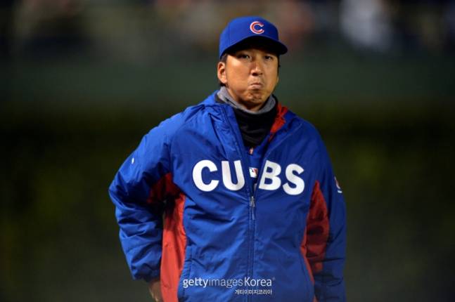 시카고 컵스 시절의 모습. [사진] ⓒGettyimages(무단전재 및 재배포 금지)