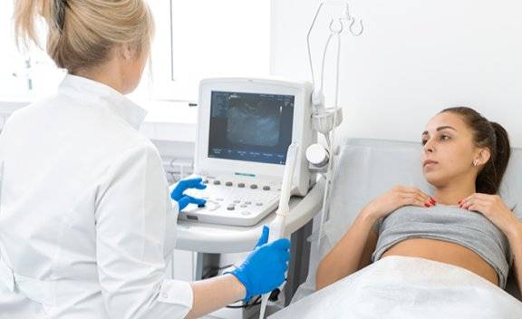 질식초음파로 난소를 관찰하는 모습. Gettyimage
