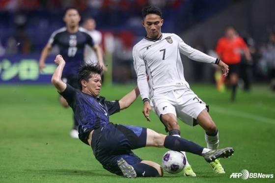 10일 오후 7시 35분 일본 수이타의 파나소닉 스타디움에서 열린 2026 국제축구연맹(FIFA) 북중미월드컵 C조 최종 10차전 경기 중. /AFPBBNews=뉴스1