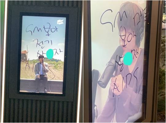 보아와 SM을 향한 욕설 테러 / 사진=온라인 커뮤니티