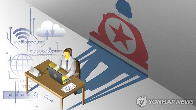 신분위장 북한 IT인력 (PG) [강민지 제작] 일러스트
